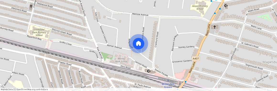 Chandos Road, Willesden Green, London