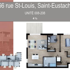 Appartements neufs 4 ½ à louer – Saint-Eustache - Photo 2