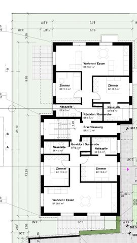 Moderne 3.5 Zimmer Wohnung mit Garten per sofort - Foto 5
