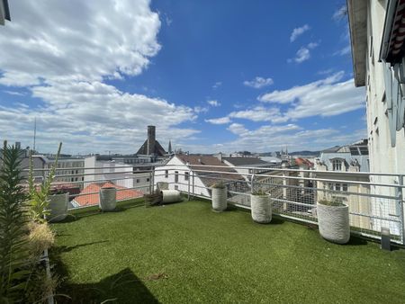 TERRASSE mit Blick über die City im 8. OG!!! HOCHHAUS HERRENGASSE!!!! - Photo 5