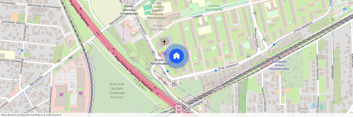 ul. Orląt Lwowskich, Niedźwiadek, Ursus, Warszawa, mazowieckie