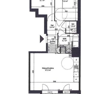 Location Appartement 3 pièces 61m² ST HERBLAIN 44800 - Photo 6
