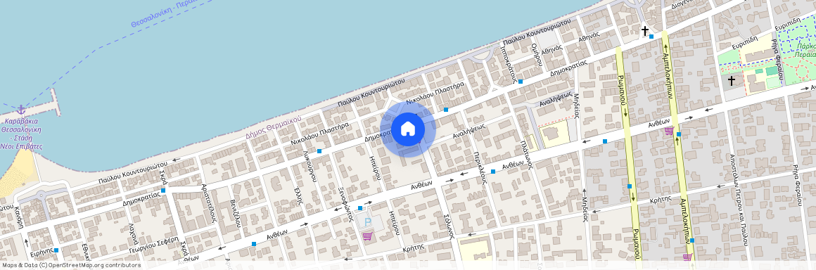 Δημοκρατίας, 84, Περαία, 57019, Ελλάδα (57019), Θερμαϊκός (Θεσσαλονίκη - Περιφ/Κοί Δήμοι)
