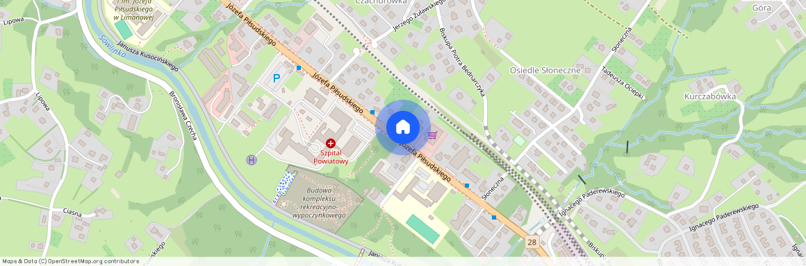 Józefa Piłsudskiego 34, Limanowski (pow.), Limanowa