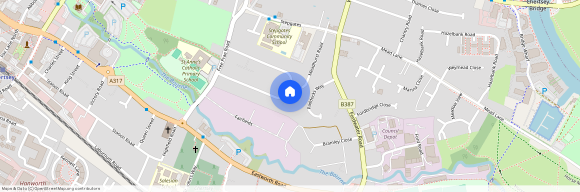 Fairway, Chertsey, Surrey, KT16