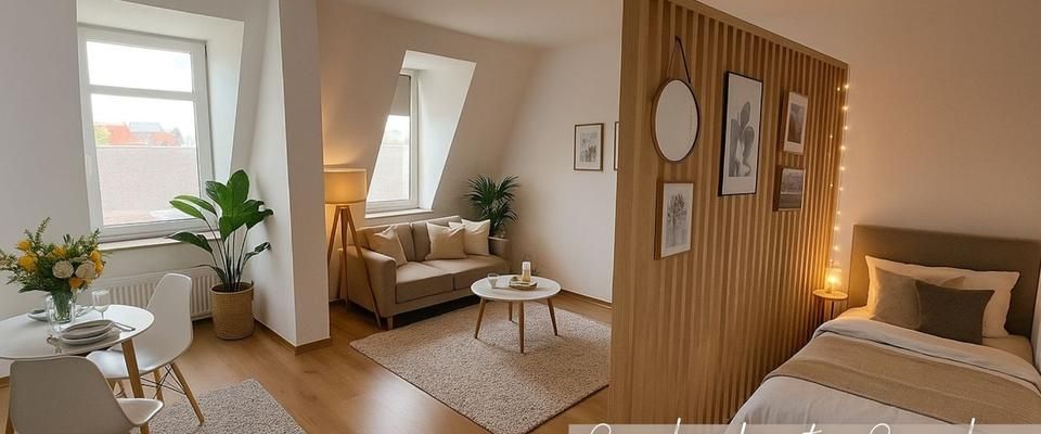 Praktisch & gemütlich! - 1-Raum-Apartment in Riesa! - Foto 1