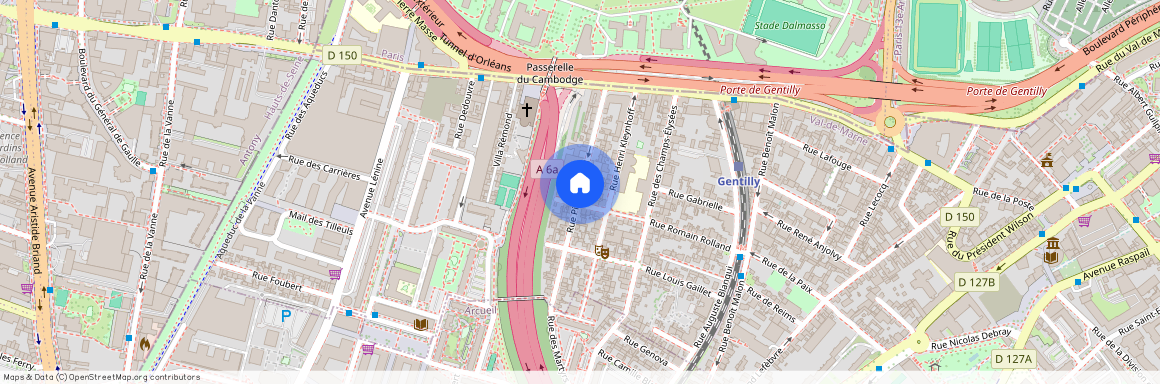 Rue Pierre Marcel, Francja, Gentilly