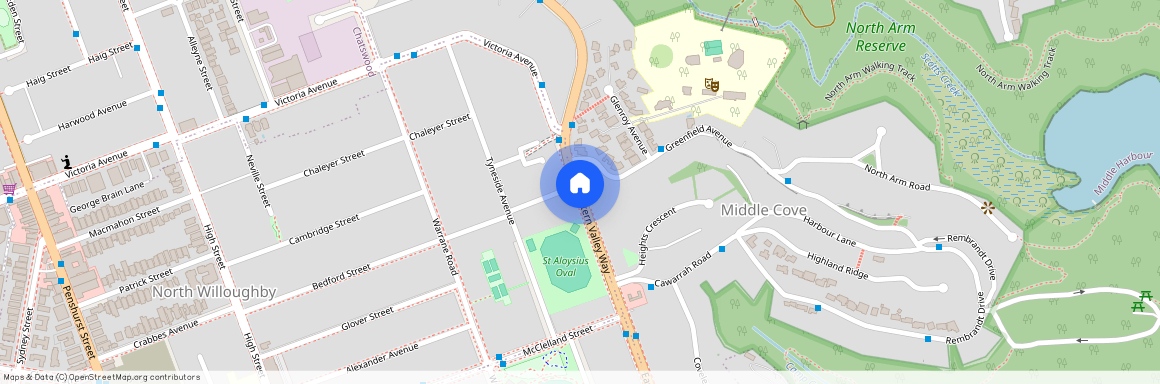 Middle Cove, Sydney - North Sydney and Hornsby