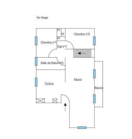 4 pièces - 93,16 m² - 1er étage - Colocation non autorisée - Photo 2