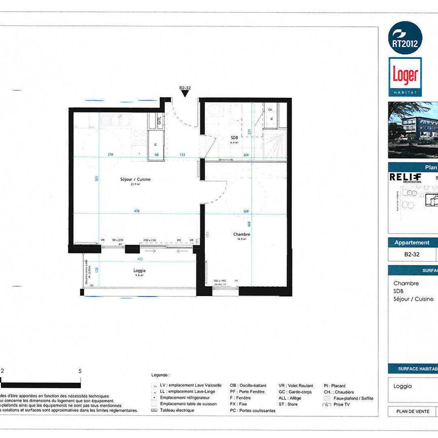 Location appartement 2 pièces 44.8 m² à Tourcoing (59200) - Photo 1