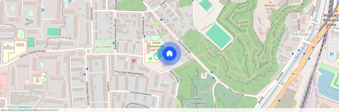 ul. Reformacka, Chełm, Gdańsk, pomorskie