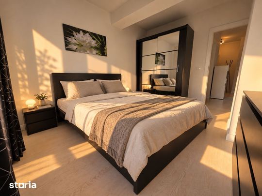 Apartament 2 camere de închiriat în Pipera, 56 mp, 550 €/lună, mobilat - Photo 1