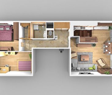 Pronájem bytu 3+kk 70 m2 - Fotografie 4