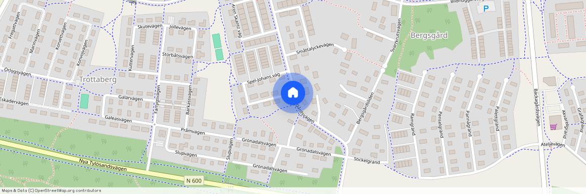 Bergsgårdsvägen, Halmstad