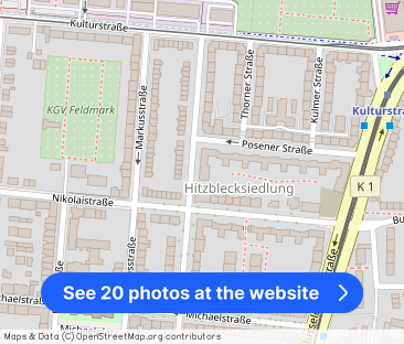 3-Zimmer-Wohnung mit Balkon in Duisburg-Wanheimerort mieten - Photo 1