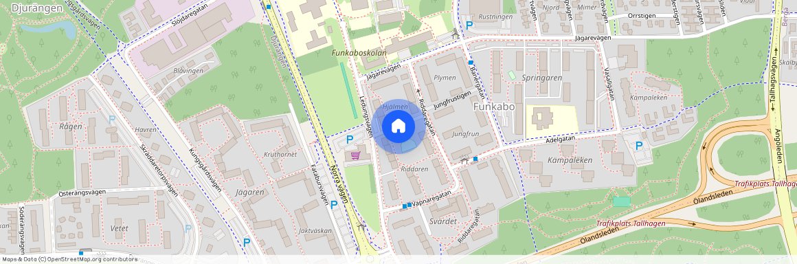 Funkabo, Kalmar, Jungfrustigen 4 A