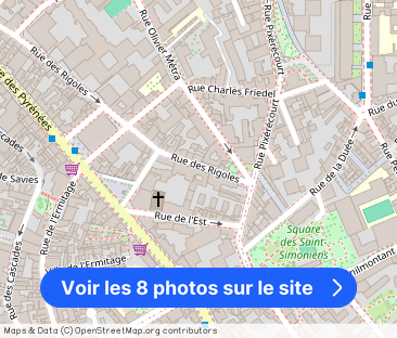Studio for rent in Belleville, Paris - Photo 1