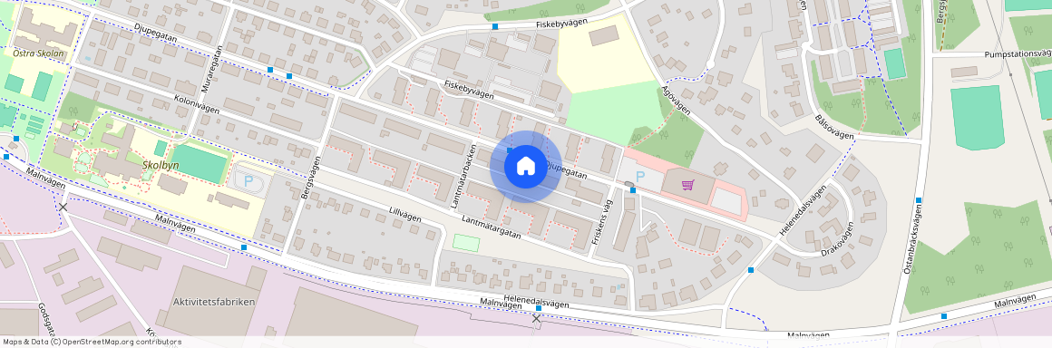 Djupegatan, Hudiksvall