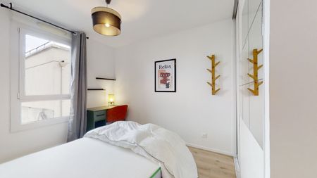 Villeurbanne Réguillon — Chambre Privée 2 - Photo 3