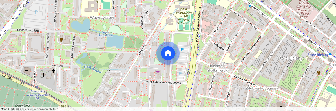 Aleja Władysława Reymonta 23, Warszawa, Bielany