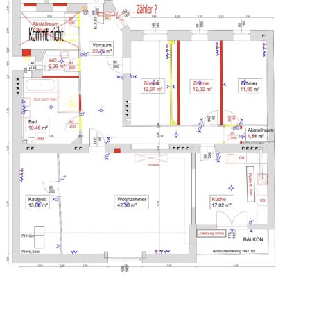 UNBEFRISTET: große 5 Zimmer im frisch ausgebauten Dachgeschoss mit Balkon! - Foto 2