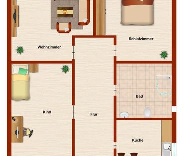 Demnächst frei! 2-Zimmer-Wohnung in Hannover Ricklingen - Photo 1