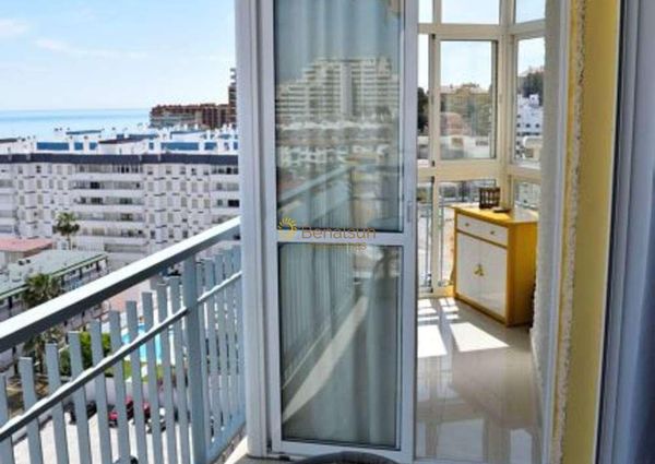 HALF SEASON FOR RENT FROM 01/03/2024 - 31/05/2024 and 01/09/2024 - 30/06/2025 BEAUTIFUL STUDIO WITH SEA VIEWS IN BENALMADENA COSTA