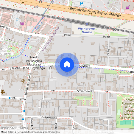 ul. 12 Marca, Wejherowo, wejherowski, pomorskie
