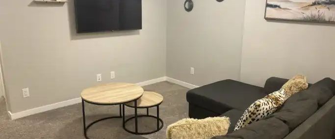 COZY 2 BEDROOM BASEMENT FULL LEGAL SUITE IN LIVINGSTON FOR RENT | 45 Lucas Grove Northwest, Calgary - Photo 1