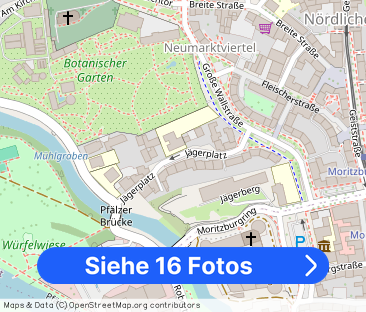 Attraktive 3-Zimmer-DG-Wohnung (möbliert) im gepflegten Altbau am B... - Foto 1