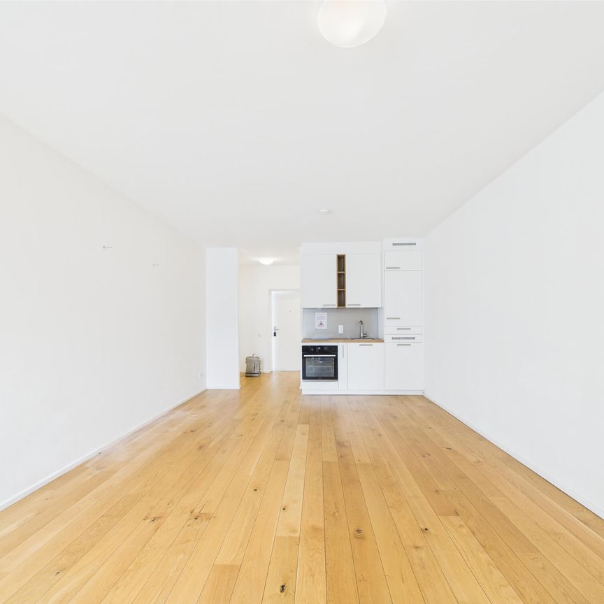 Online Terminbuchung | ab sofort | 1 Zimmer-Wohnung | Hofseitiger 13m² Eigengarten - Photo 1