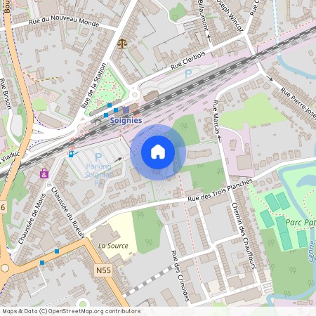 rue des Trois Planches, 47, 7060, Soignies