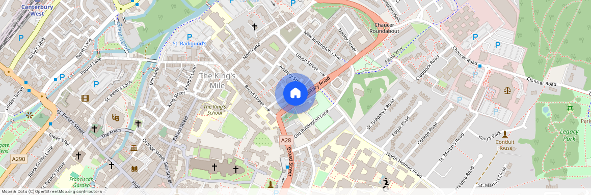 8 Military Road, Canterbury CT1 1DD, United Kingdom