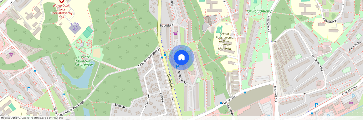 ul. Małopolska, Jastrzębie-Zdrój, śląskie