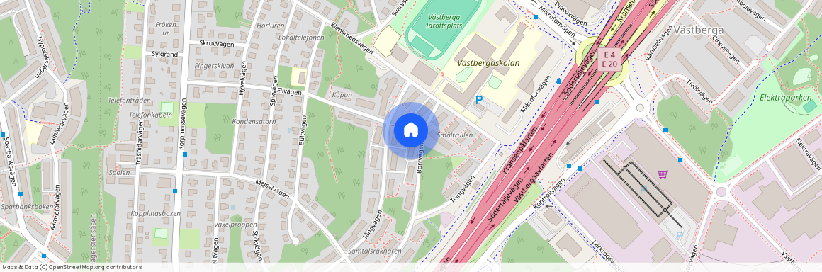 Borrvägen 8, Västberga