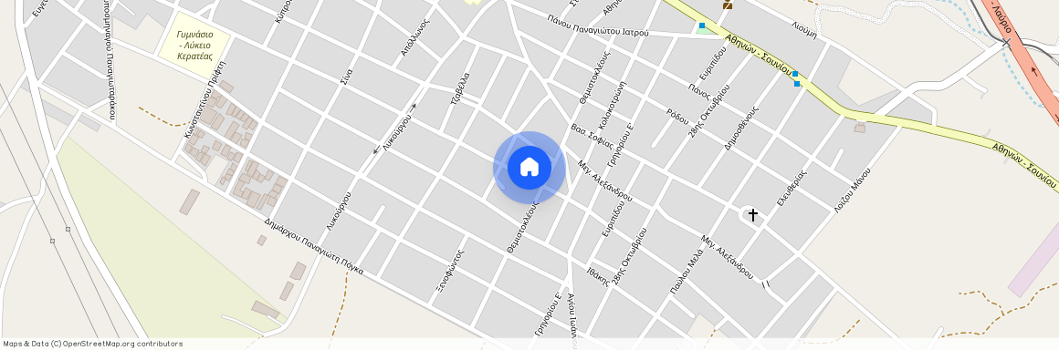 Βερανζέρου, 11 190 01 Κερατέα, Κέντρο (Κερατέα)