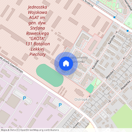 ul. Karolinki, Wojska Polskiego, Gliwice, śląskie
