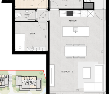 Appartement te huur in Diepenbeek met 2 slaapkamers - Photo 5