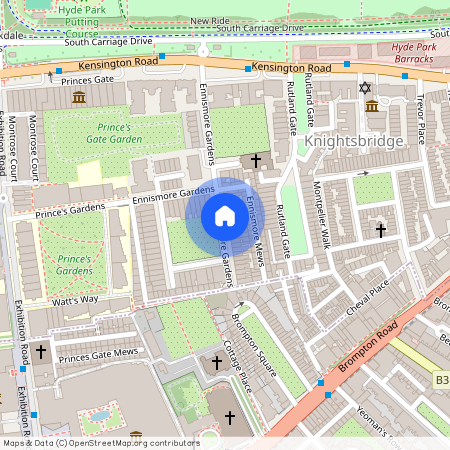 Ennismore Gardens, SW7, London