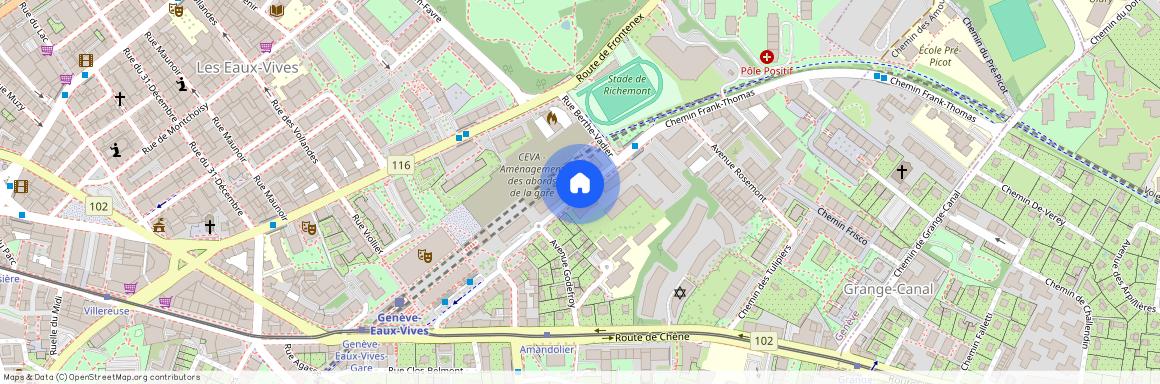 Av. Gare des 16, Eaux-Vives