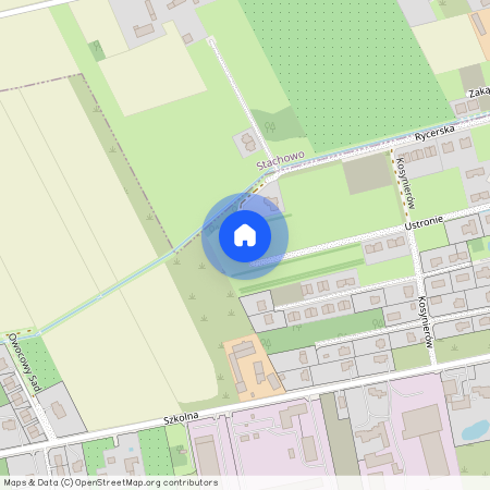 ul. Ustronie, Mroków, Lesznowola, piaseczyński, mazowieckie