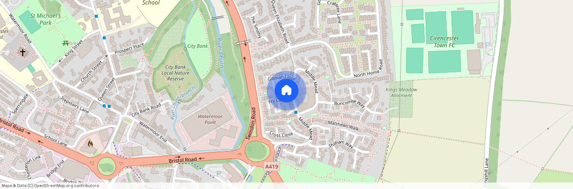 Fry Close, Cirencester, Gloucestershire, GL7