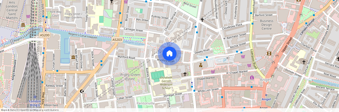 Wynford Road, Islington, Angel, Upper Street, Islington, N1