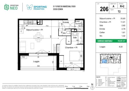 Appartement 2 pièces – 45 m² - Photo 2