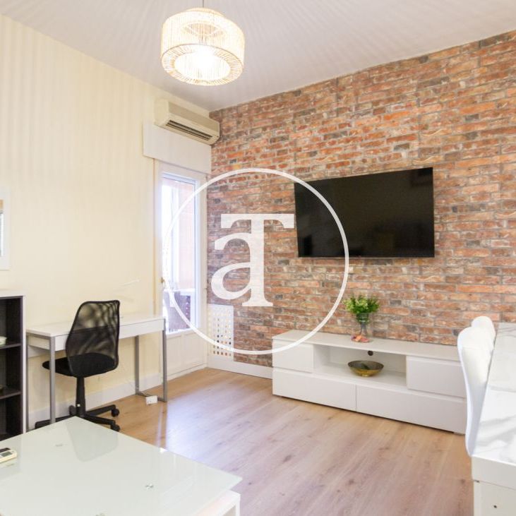 Monthly rental apartment with 1 bedroom, balcony and 1 bathroom in Plaza de Castilla - Photo 1