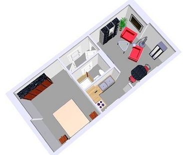 Die gefällt mir: praktische 2-Zimmer-Wohnung - Foto 1