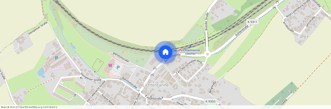 Bahnhof Straße 1, 08115 Sachsen - Lichtentanne