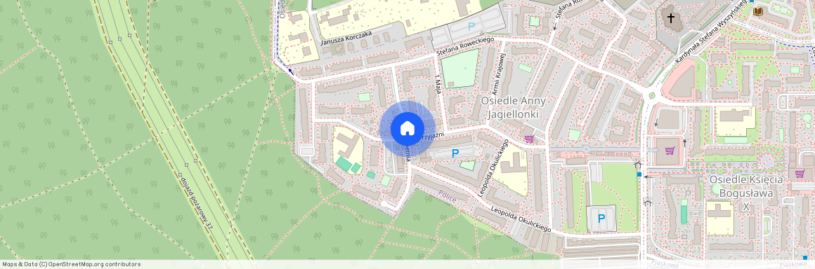 ul. 26 Kwietnia, Siedlice, Police, policki, zachodniopomorskie