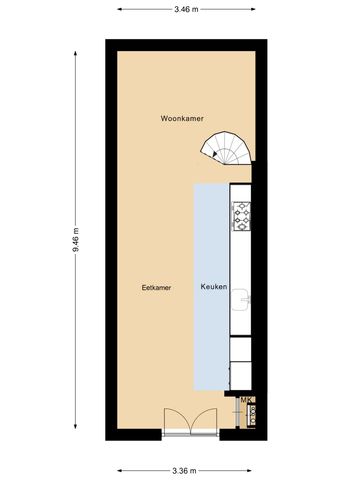 Huis te huur: Blaeu Erf 5 1012 PZ Amsterdam - Photo 4