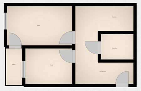 50 m², 2 pokoje, Architektów, Rzeszów - Фото 3